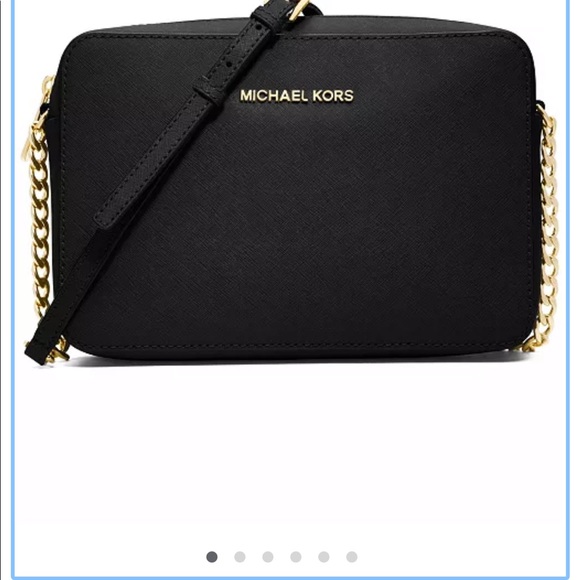Michael Kors Bags Michael Kors Crossbody Bag Black And Gold Poshmark